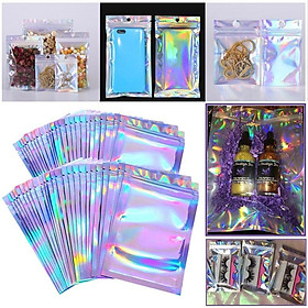 Mua Túi zip hologram đựng phụ kiện Túi zipper có khóa  nhiều size  nhiều màu để lựa chọn