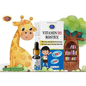 VITAMIN D3 MK7, DHA Rostex Chai 15 ml