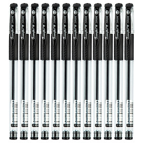 Guangbo (GuangBo) 12 loaded 0.5mm classic money bullet bullet pen / signature pen / pen black ZX9009E