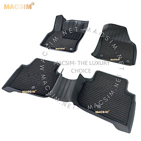 Thảm lót sàn ô tô 2 lớp cao cấp dành cho xe Audi Q3 2019+ nhãn hiệu Macsim 3w chất liệu TPE