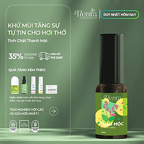 Xịt Thơm Miệng Thảo Mộc The Fleura Khử Mùi Hôi Miệng Sâu Răng Chai Xịt Miệng Bạc Hà Cam Thảo An Toàn Và Thân Thiện