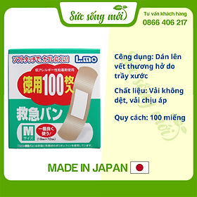 Set 100 miếng urgo dán vết thương