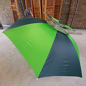 Mua Ô che nắng khi đi câu 2 tầng cán nhôm xoay 360 độ
