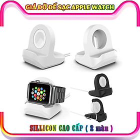 Mua Giá đỡ silicon dẻo dành cho sạc Apple Watch - trắng (không kèm cáp sạc)