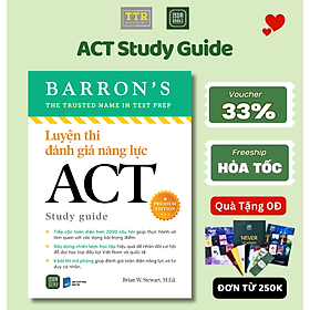 Sách - ACT STUDY GUIDE PREMIUM EDITION: Luyện Thi Đánh Giá Năng Lực - TTRHN