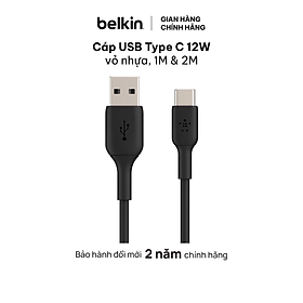 Mua Cáp sạc USB Type C BOOST↑CHARGE Belkin 12W vỏ nhựa 1M/ 2M - Hàng chính hãng