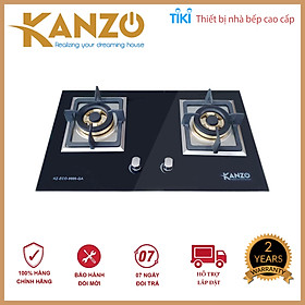 Bếp gas âm Kanzo KZ-ECO-9999-GA 2 Mâm - Germany Technology - Tích hợp cảm biến- Ngọn lửa xanh - Hàng chính hãng