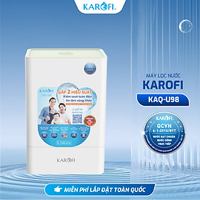 Mua Máy lọc nước để gầm 10 lõi KAROFI KAQ-U98 - Lõi Smax  Đèn Led theo dõi - Miễn phí giao lắp toàn quốc - Hàng Chính Hãng