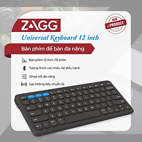 Mua Bàn phím ZAGG Universal Keyboard 12 inch/Mid size/Full size - Bảo hành 1 Năm - Hàng chính hãng