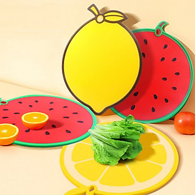 Mua Thớt Nhựa Kháng Khuẩn Hình Trái Cây Siêu Đáng Yêu 37x26cm