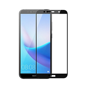 Dán kính cường lực full 5D tràn màn hình dành cho Huawei Y6 Prime 2018 phủ màu