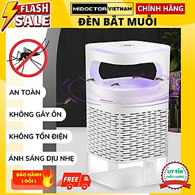 [Loại 1] Đèn Bắt Muỗi – Máy Bắt Muỗi Diệt Côn Trùng Thông Minh Kiêm Đèn Ngủ Có Cổng Cắm USB - BM01 chính hãng miDoctor