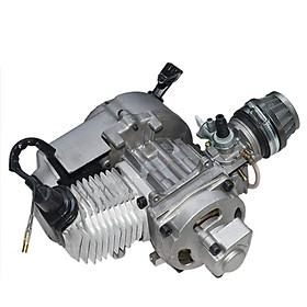49cc 2 Stroke Pull Start Engine Motor Mini Pocket PIT Quad Dirt Bike ATV 4 Wheel Accessory