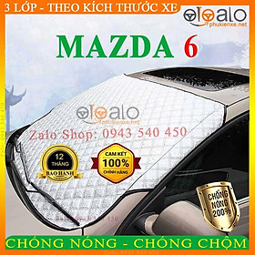 Bạt Phủ Ô Tô Mazda 6 Cao Cấp 3 Lớp Chống Nắng Nóng Chống Nước Chống xước | OTOALO