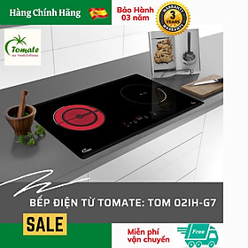 Bếp điện từ TOM 02IH-G7. Tomate Tây Ban Nha. Hàng Chính Hãng