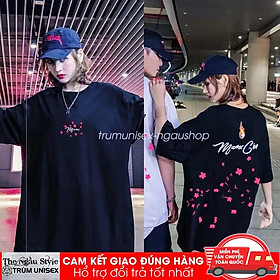 áo thun stee tay lỡ nam nữ form rộng Stee Phản quang Marie màu đen Ngầu Store trumunisex aothununisex