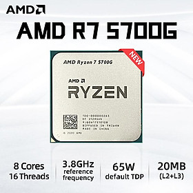 Mới! AMD R7 5700G Ryzen 7 5700G 3.8GHz 8 Nhân 16 Luồng 65W Bộ Vi Xử Lý L3=16M 100-000000263 Ổ Cắm AM4 Mới Nhưng Không Có Quạt
