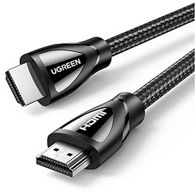 Ugreen UG80405HD140TK 5M 2.1 8K 60Hz 48Gbps 4k 120 hz màu đen Cáp HDMI 2.1 độ phân giải siêu Cao - HÀNG CHÍNH HÃNG