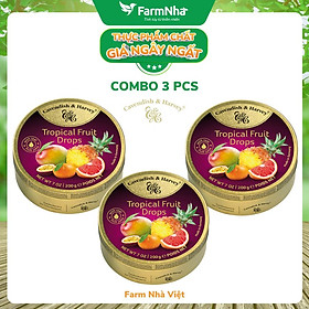 Kẹo trái cây Cavendish & Harvey vị TROPICAL FRUIT 200gr