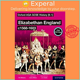 Sách - Oxford AQA GCSE History (9-1): Elizabethan England c1568-1603 Student Boo by Aaron Wilkes (UK edition, paperback)