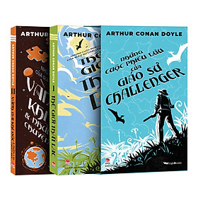 Boxset Những Cuộc Phiêu Lưu Của Giáo Sư Challenger (Arthur Conan Doyle - Bộ 2 Tập) - Tặng Kèm 2 Postcard