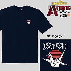 JAPAN, mã logo-g55. Hãy tỏa sáng như kim cương, qua chiếc áo thun Goking siêu hot cho nam nữ trẻ em, cặp đôi, gia đình, đội nhóm