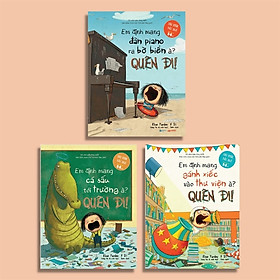 Bộ sách - Quên đi (Hài hước bất ngờ dành cho trẻ 5 đên 8 tuổi) - Crabit - Bộ 3 cuốn bìa cứng