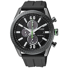 Đồng Hồ Nam Citizen Dây Cao Su CA0667-12E - Mặt Đen