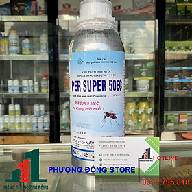 Thuốc diệt muỗi và côn trùng Per Super 50 EC (chai Al)-1 lít