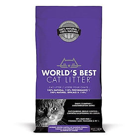 Cát vệ sinh hữu cơ World's Best Cat Litter Lavender Scented Multiple Cat Clumping