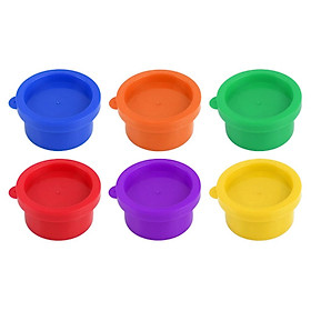 6Pcs Finger Paints Set Non-Toxic Graffiti Toddlers Art Face Body Paint Drawing