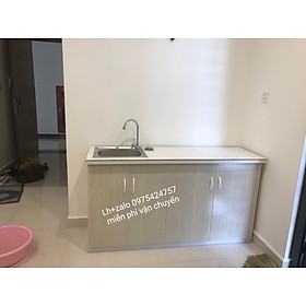 Mua Tủ bếp MINI sẵn bồn rửa mặt gạch