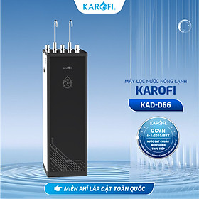 Máy lọc nước nóng lạnh 11 lõi chính hãng Karofi KAD-D66, màng RO Mỹ, Bảo hành 36 tháng