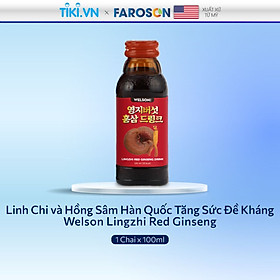 Linh Chi và Hồng Sâm Hàn Quốc Tăng Sức Đề Kháng Welson Lingzhi Red Ginseng