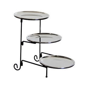 3 Tier Serving Tray   Cupcake Stand Snack Storage Tray for Wedding