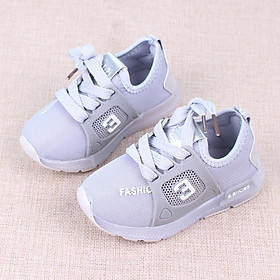Giày Thể Thao Unisex Chống Trượt Có Gắn Đèn LED Cho Trẻ Em