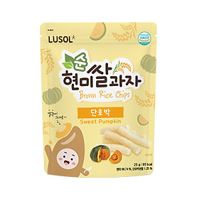 Bánh ăn dặm gạo lứt bổ sung lợi khuẩn Lusol cho bé từ 6 tháng tuổi - ALADDINVINA