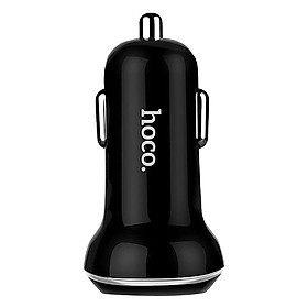 Mua Tẩu Sạc Trên ÔTô  Hoco Z1 - 2 Cổng USB + Tặng kèm 01 Ghế Đỡ Điện Thoại Đa Năng T2 - Hàng Chính Hãng