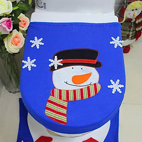 Toilet Seat Cover Pad Mat Closestool Washable Lid Christmas Home Bathroom