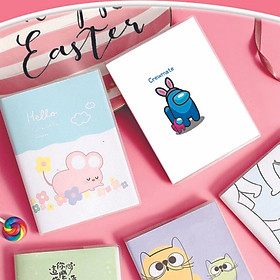 Sổ tay A6 in hình Among Us con thỏ