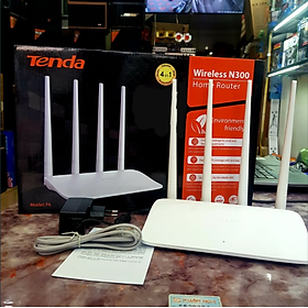 Mua Bộ phát Wifi Tenda F6 tốc độ 300Mbps: 4 râu thu sóng