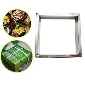 Mua Khuôn Bánh Chưng Inox  Khuôn Gói Bánh Trưng Vuông Inox Siêu Bền Tiện Lợi