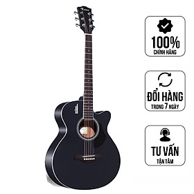 Mua Đàn Guitar Acoustic Rosen G11-40BK (Gỗ Thịt - Solid top)