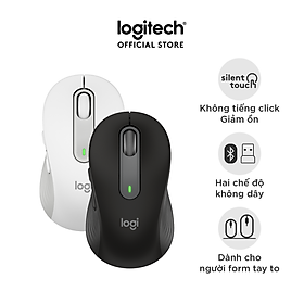 Hình ảnh Chuột không dây bluetooth Logitech Signature M650 - Dành cho tay có kích cỡ từ nhỏ tới trung bình, Cuộn SmartWheel, giảm ồn, các nút bên có thể tùy chỉnh - Hàng chính hãng