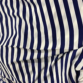 Mua Vải lụa mỏng mềm không co giãn họa tiết kẻ sọc