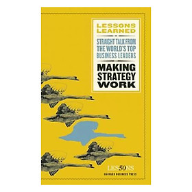 Lessons Learned: Making the Sale