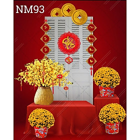 Mua Phông nền Tết 2024 / Phông vải Tết xưa / Nền trang trí Tết nguyên đán