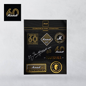 Bộ Sticker Marshall - Phiên Bản 60th Anniversary - Hàng Chính Hãng