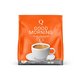 Cà phê sữa Goodmorning hoà tan 3in1 (20gr x túi 24 gói) - Trần Quang