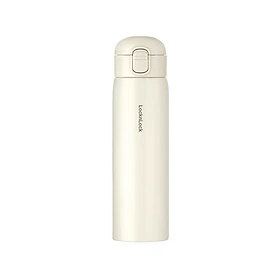 Bình Giữ Nhiệt LocknLock Round One - Touch Tumbler 500Ml - 2 Màu (Đen, Trắng) - LHC3296